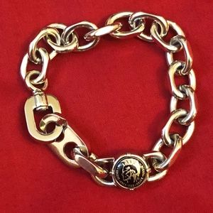 Euc Mens Only The Brave Silver Bracelet 